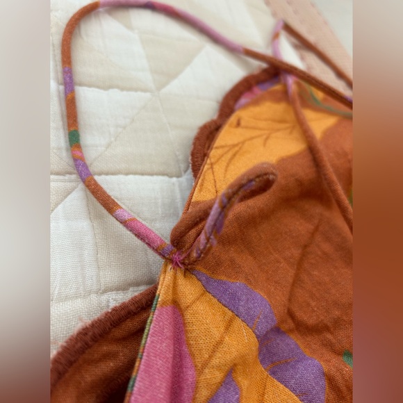 Farm Rio Embroidered Open-Back Dress - Picture 10 of 10